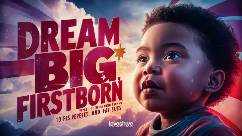 Dream Big, Firstborn: Encouraging Your Aspirations