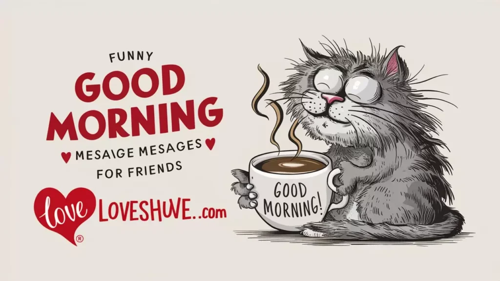 Funny Good Morning Messages for Friends