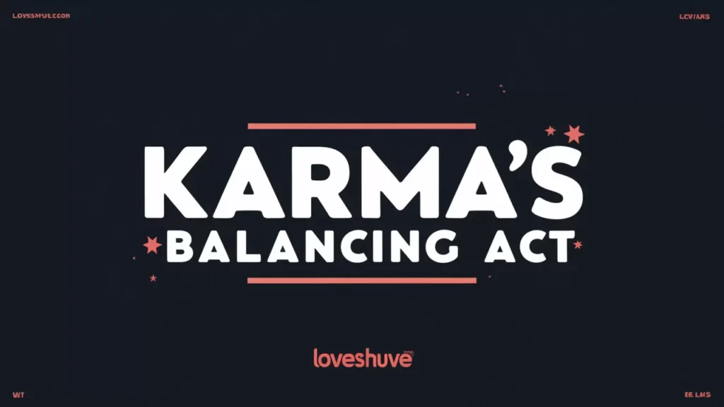 Karma's Balancing Act