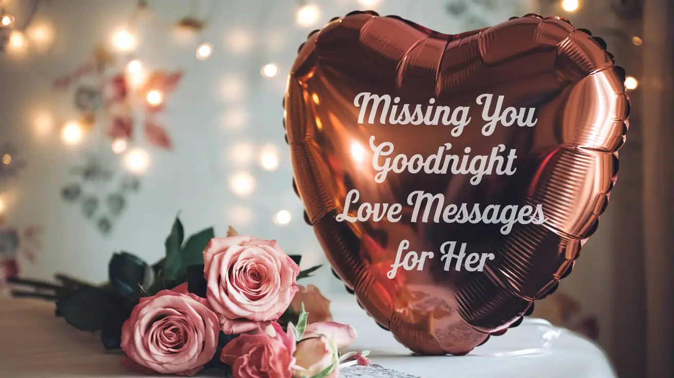 Missing You Goodnight Love Messages for Her