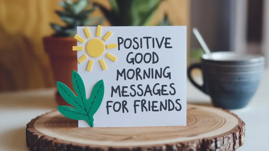 Positive Good Morning Messages for Friends