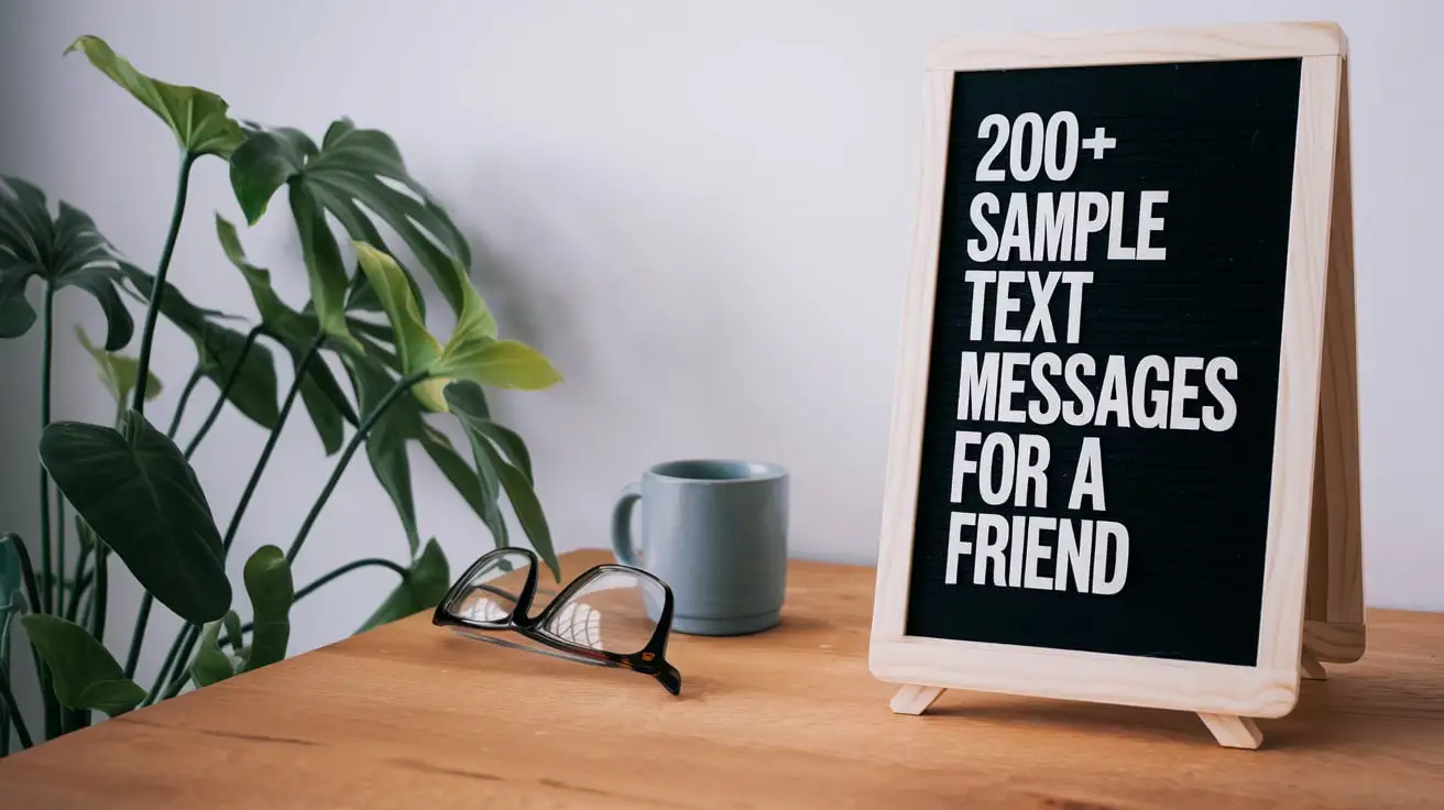 Sample Text Messages for a Friend