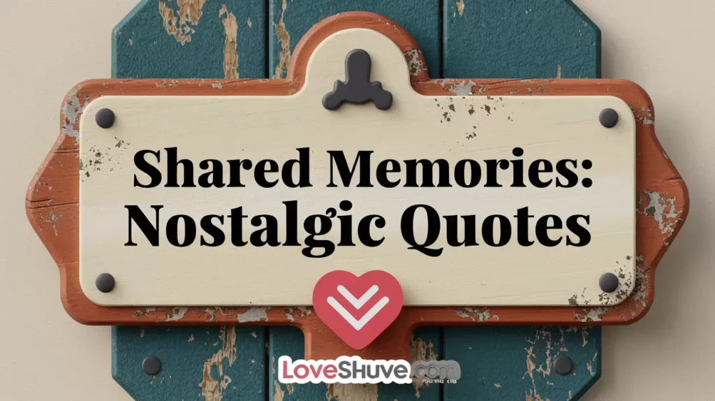 Shared Memories: Nostalgic Quotes