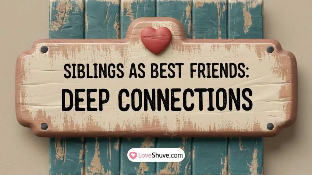 Siblings as Best Friends: Deep Connections