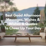 Best Good Afternoon Messages, Wishes & Quotes to Cheer Up Your Day