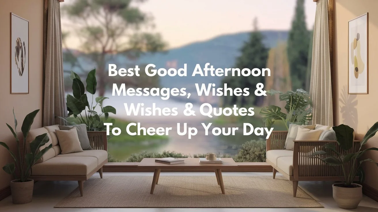 Best Good Afternoon Messages, Wishes & Quotes to Cheer Up Your Day