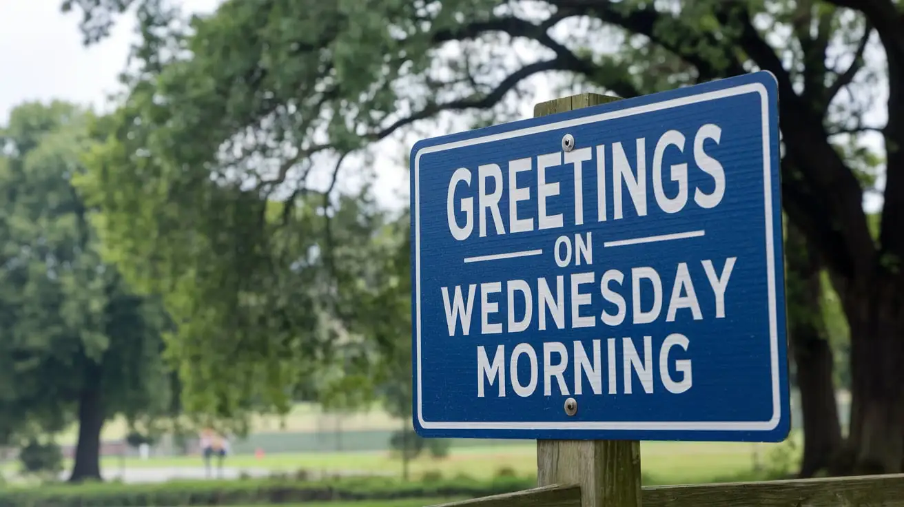 Greetings on Wednesday Morning