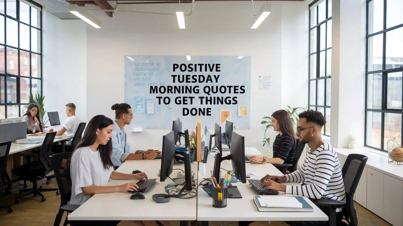 Positive Tuesday Morning Quotes to Get Things Done