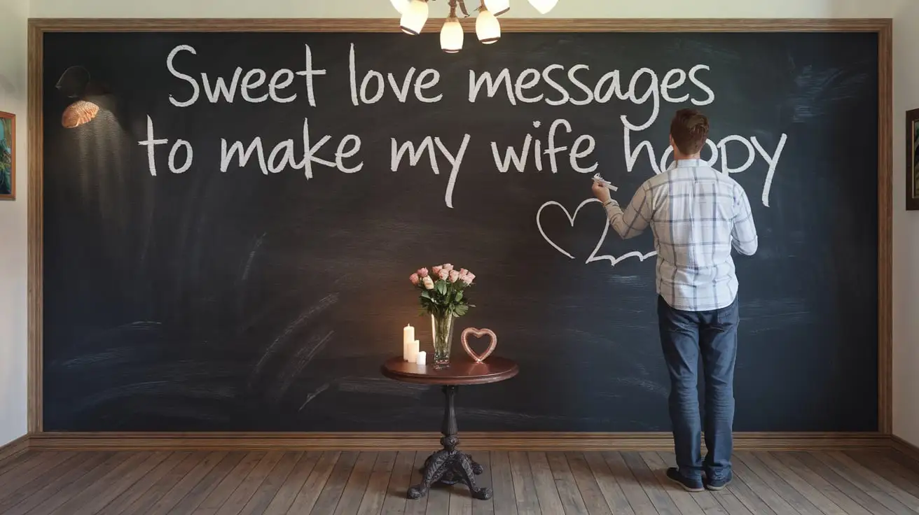 Sweet Love Messages to Make My Wife Happy